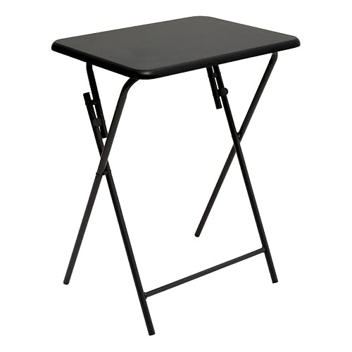 5five - Table d'Appoint Pliante Noire - L48 x P38