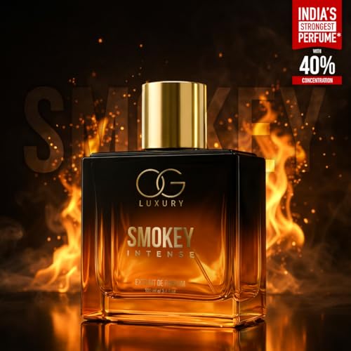 Image of OG Luxury India's First Strongest Smokey Intense Extrait De Perfume for Man| Blends Rich Notes of Whiskey & Sandalwood | Long-Lasting Smokey Perfumes for Men | For Special Occasions & Gifting | Perfume | 100ML