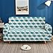 Geometrie Sofabezug 4 Sitzer Polyester Spandex Gewebe Sofa Bezug Sofaüberzug Stretch Für 235-300 cm Viersitzer-Sofa
