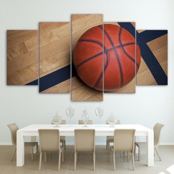 Impression sur toile de qualité supérieure ballon de basket décor mural de salon