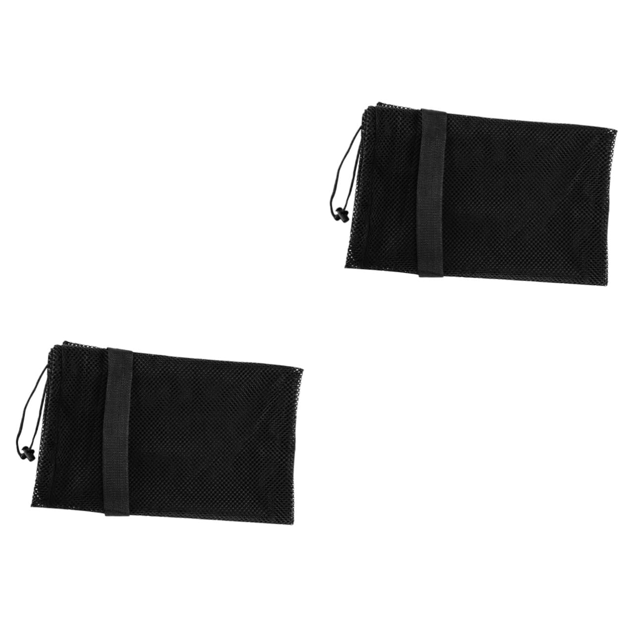 ifundom Borsa sportiva Borsa da ginnastica pallacanestro Borsa da basket palestra Maglia netto Borsa da rete per palline sportive borsa a sfera borsa da calcio con coulisse poliestere Nero