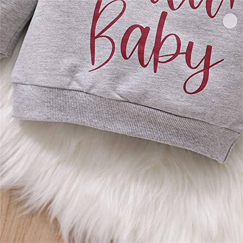 Xmas Kids Toddler Newborn Infant Baby Boys Girls Cartoon Letter Long Sleeve Sweatshirt Tops Christmas Outfit Kids Sweatshirt3