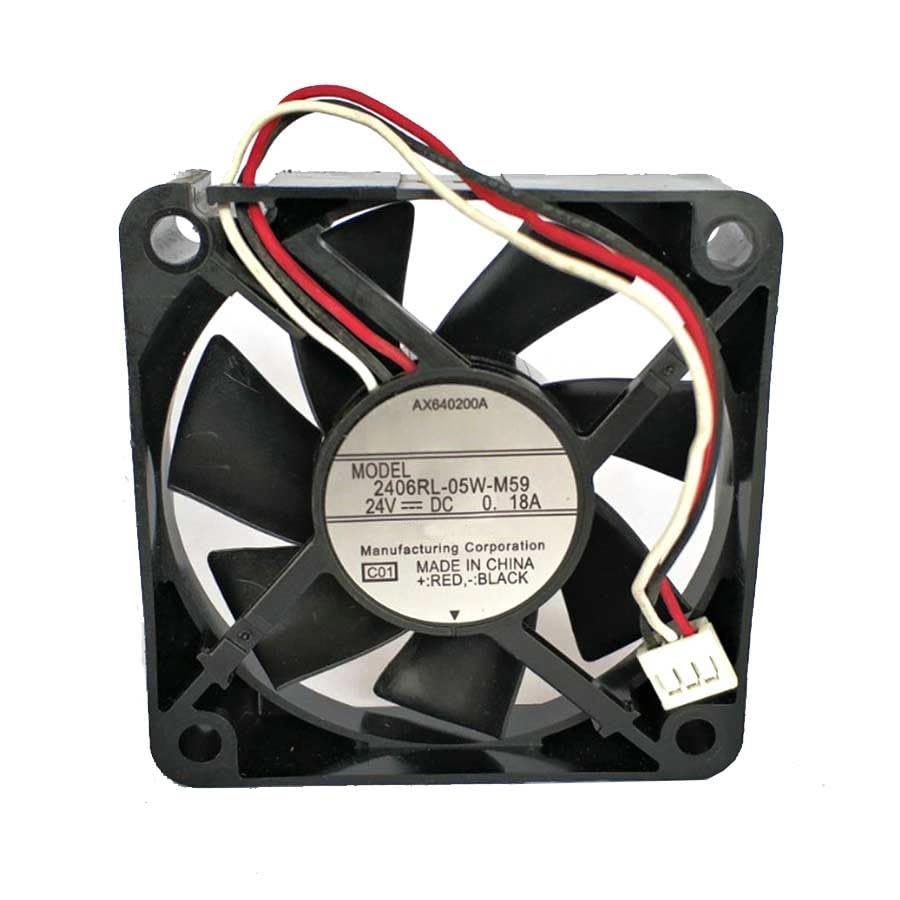 2406RL-05W-M59 Inverter Fan 6015 24V 0.18A 6CM 3-Wire Cooling for Electronics