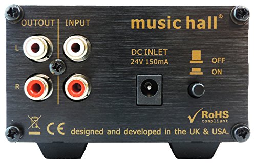 Music Hall HA11.1 Ultra-Low-Noise Amplifier for Exceptional Clarity with High End Headphones - Extruded Aluminum Chassis - Thumbnail 4