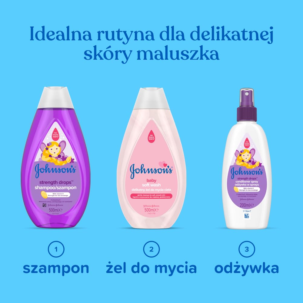 Johnson's Strength Drops pulvérisateur 200 ml