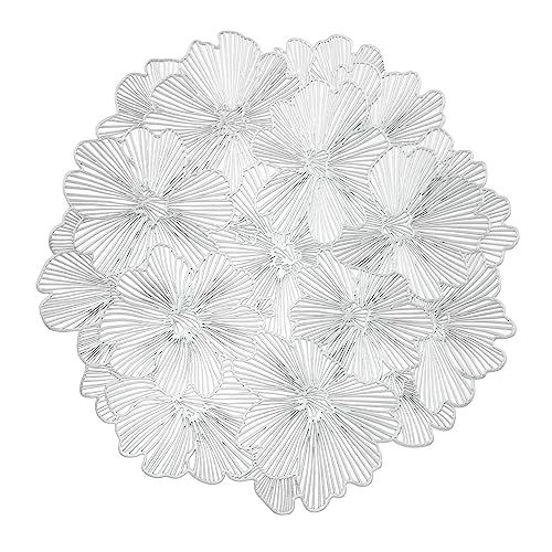 Napperons de table à dîner argentés lavables pour simplifier vos repas - 2