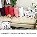 Thmyo 4-Pack 100% Cotton Lumbar Comfortable Solid Decorative Throw Pillow Case Rectangle Cushion Cover DIY Throw Pillowcase for Sofa Bed(Only Covers,Not Pillow Shams)(12x20inch/30x50cm,White)
