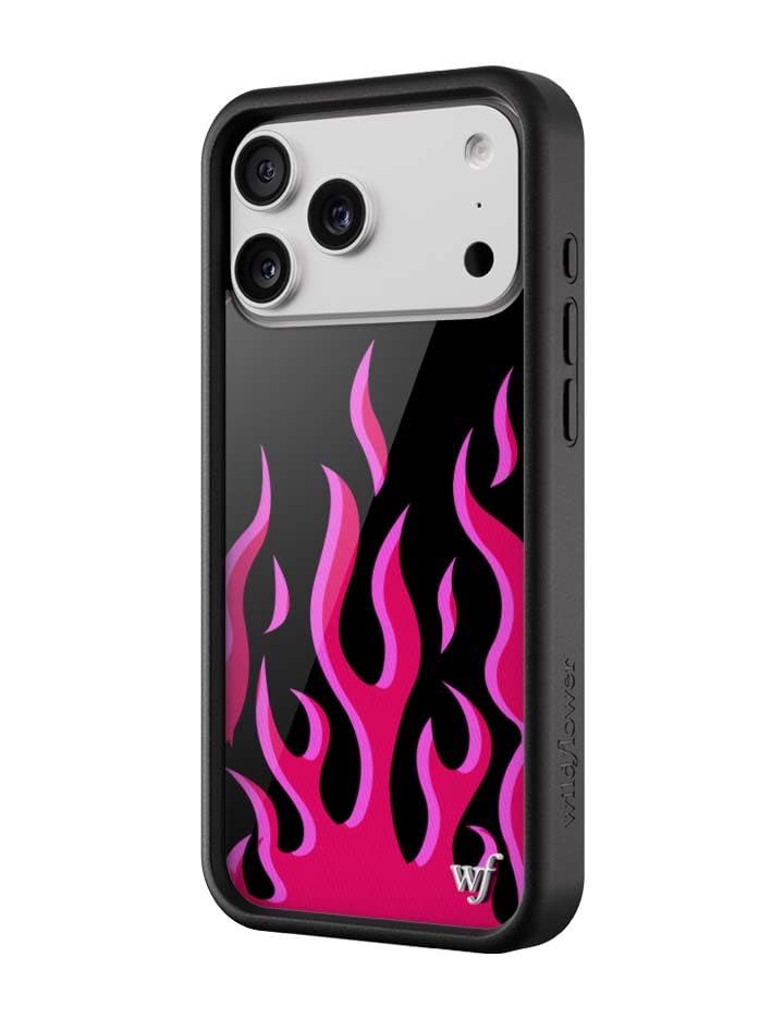 Image of Wildflower Cases - iPhone 17 Pro Max Compatible - Flames | Black and Red