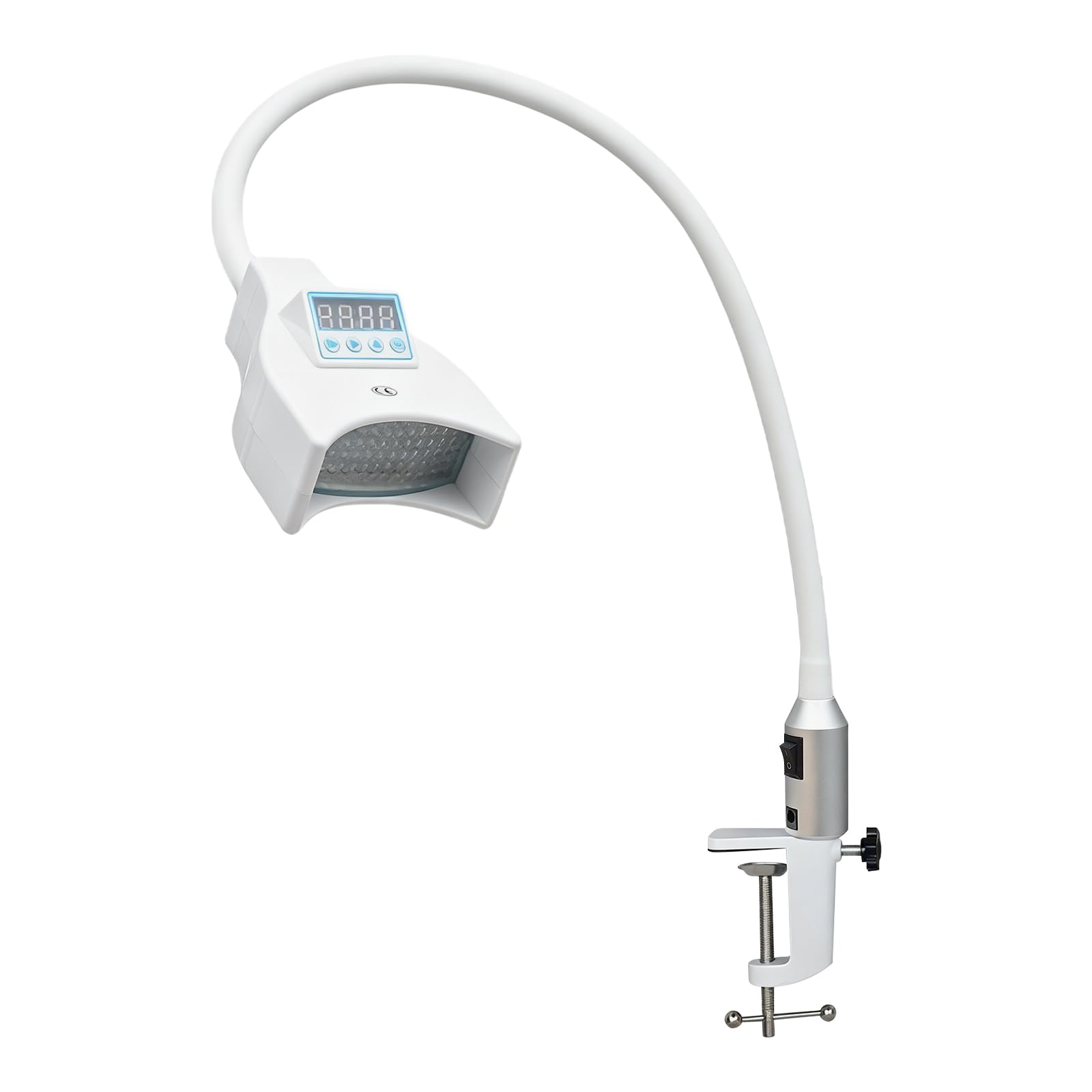 Dispositivo de blanqueamiento dental blanco, lámpara LED de luz fría, 100-240 V, adaptador UE