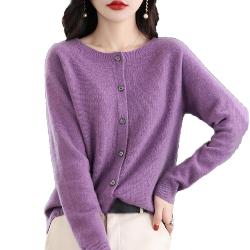Cashmere Cardigans for Women，Cashmere Cardigan，Cashmere Sweater Women，V Neck Knit Button Front Casual Trendy Tops