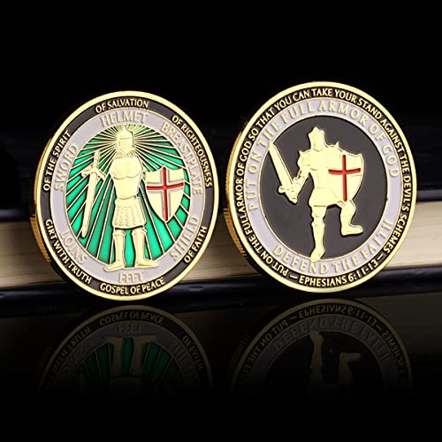 Moneda Conmemorativa Put on The Full Armor of God miniatura 1