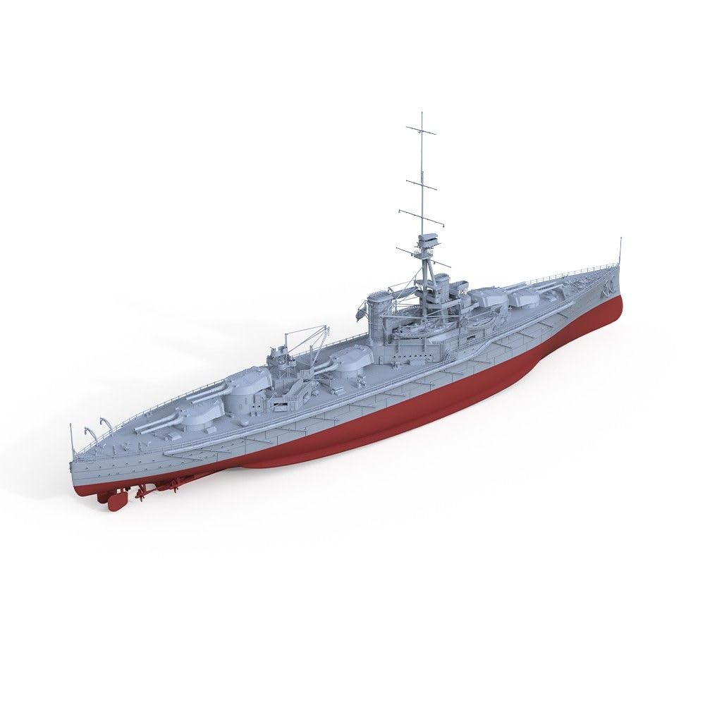 Zestaw niepomalowanego modelu wojskowego 1/350 do pełnego kadłuba pancernika HMS Orion