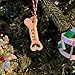 Personalized Dog Bone Clay Tags Christmas Tree Decorations Handmade Bone Ornaments Pet Memorial Or Sympathy Gifts First Christmas Gifts For Dogs