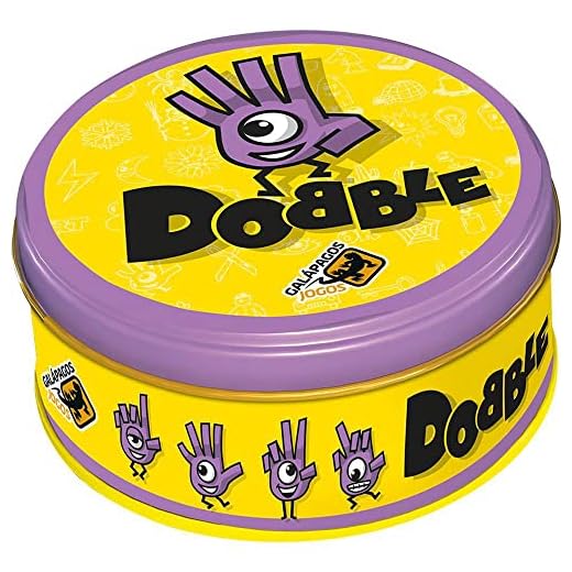 Galápagos, Dobble, Jogo de Cartas Competitivo, 2 - 8 jogadores, 15min