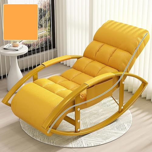 Chaise à bascule d'extérieur réglable contre la fatigue pour terrasse et balcon cosy
