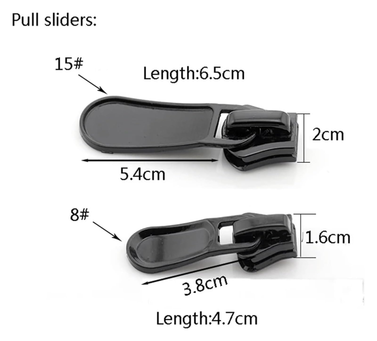 Zamki błyskawiczne, Zamki błyskawiczne do szycia kurtek, śpiworów, namiotów, akcesoriów, 70-100 cm(Black,90)