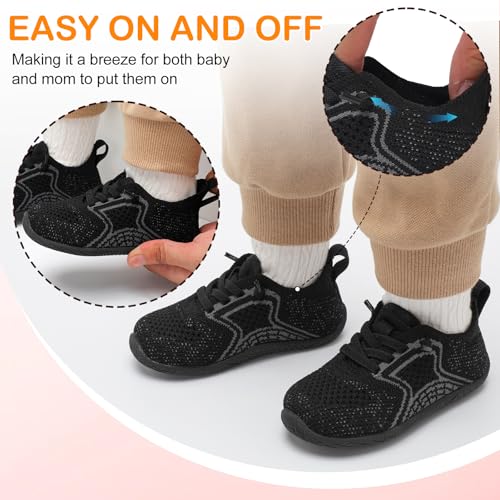 L-RUN Toddler Barefoot Boys Girls Tennis Shoes Wide Summer School Walking Sneakers Baby First Walking Shoes4