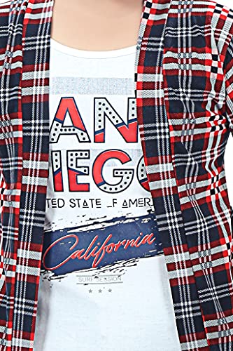 Image of Boy's T-Shirt with Attached Jacket Shrug