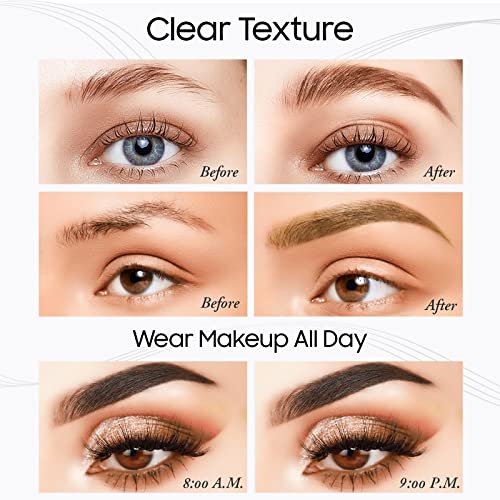 Eyebrow Pencil Eyebrow Microblading Pen - Eyebrow Makeup Micro 4 Point Brow Pen Lift & Snatch Makeup Pen Long-Lasting Waterproof Brow Pen, Creating Natural Looking Brows Effortlessly (03 Gray) #TOP6