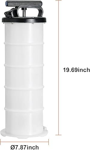 Miniatura 8 de Happybuy Extractor de líquidos, 1.74 galones (6.5 litros), extractor de líquido de cambio de aceite manual controlado a mano con varilla y manguera,