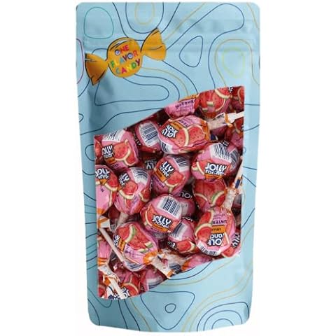 One Flavor Candy Jolly Ranchers Lollipop Lolli Pops Bulk in Resealable Bag (Watermelon, Pack of 20) Cover