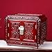 Antique Jewelry Storage Box, Retro African Red Sandalwood, 7-Layer Creative Jewelry Organizer, Wedding Gift, Fashionable Home Decoration