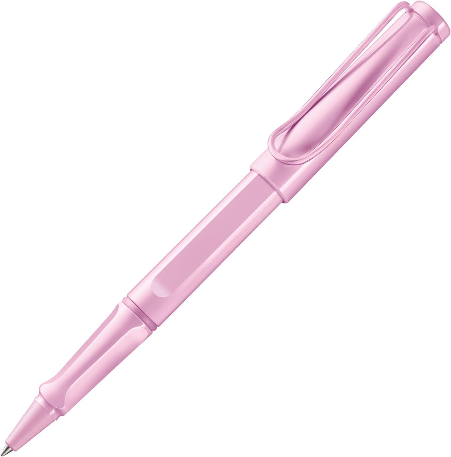 Lamy safari lightrose - Rollerball Pen with ergonomic grip & line width M - for pleasant long writing - made of robust ASA plastic - including rollerball refill M 63 in black