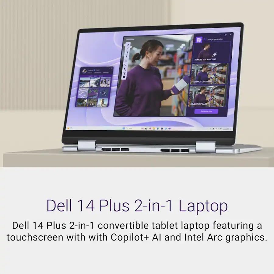 Amazon.co.jp: Dell 14 Plus 2-in-1ノートパソコン、14インチ FHD+ LCD
