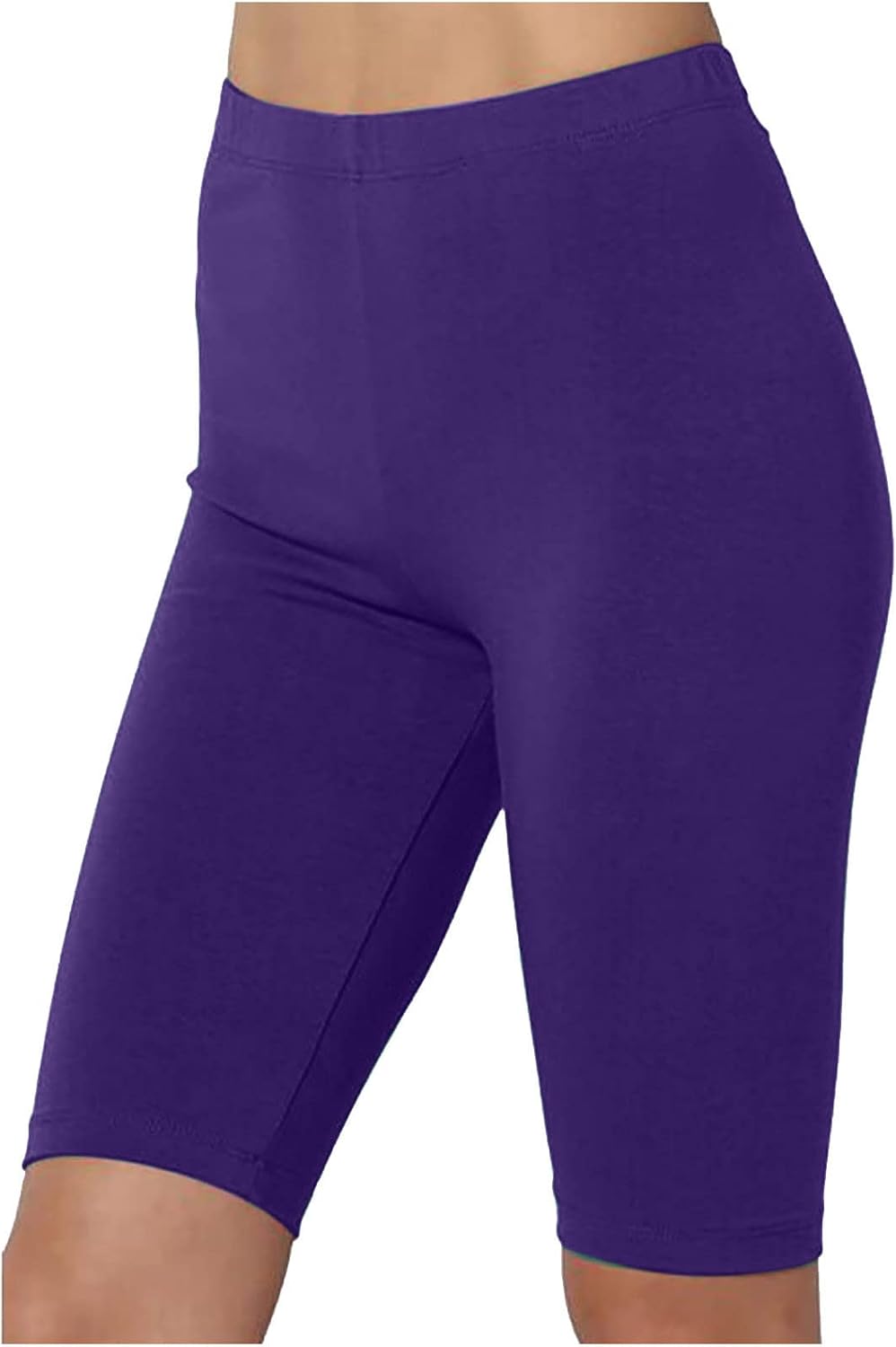 Women's Anti-Exposure Leggings Yoga Pants Running Pants High Waist Tummy Control Compression Workout Shorts for Gym
