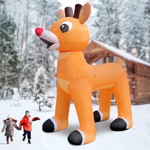 Make a Grand Entrance with a 25-Foot Inflatable Rudolph!