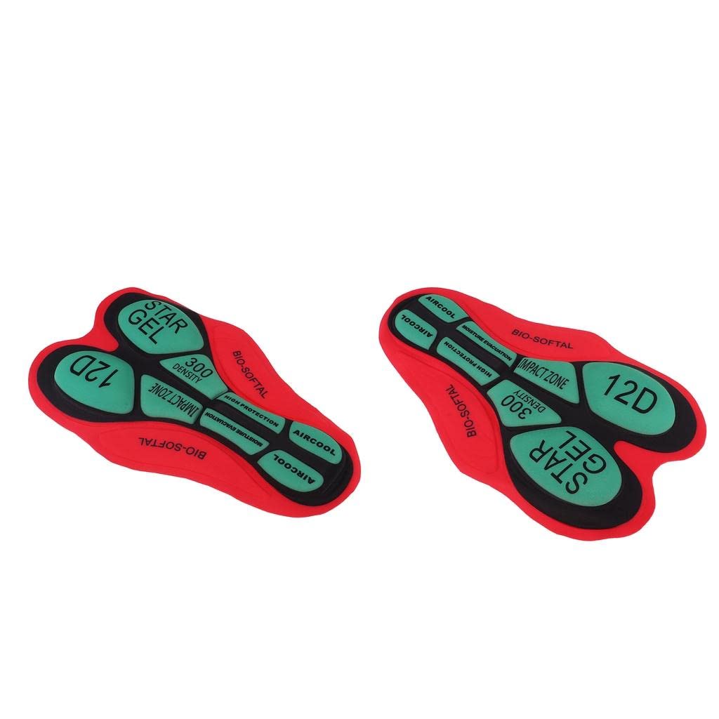 SAZ DEKOR 2 Piece Sponge Cycling Shorts Pad Cushion Bike Bicycle Seat Accessories 12D-picture-21
