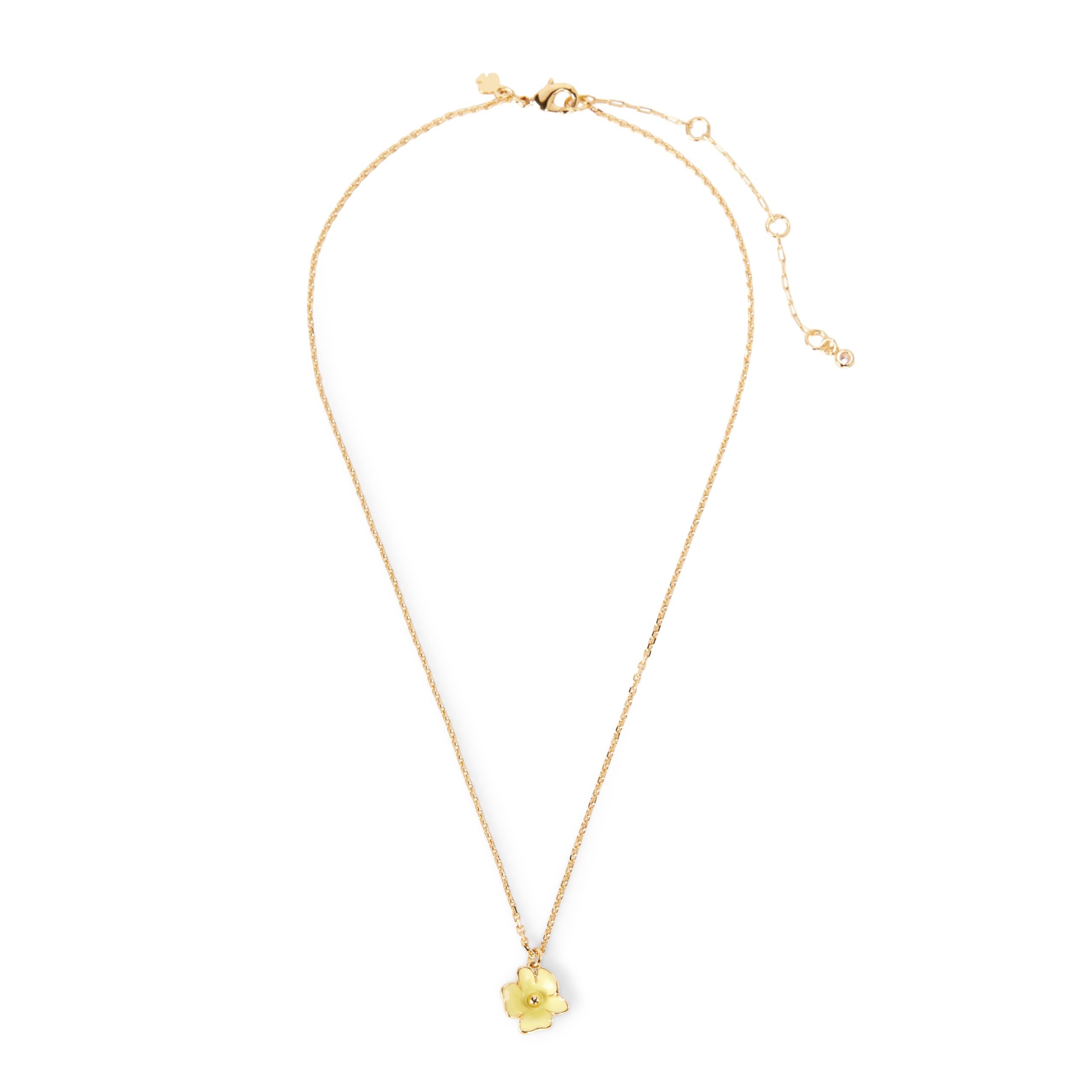 Golden Bloom Flower Pendant