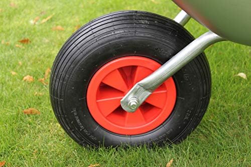 Garden Wheel Barrow With 65 Litre Galvanised Tray