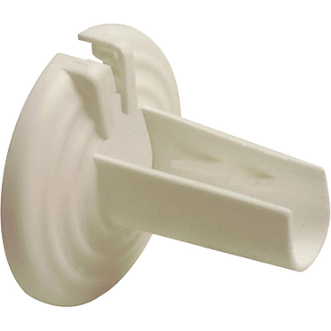 3 Rosette Doppie Copritubo Termosifone - Polipropilene Bianco, Per Tubi Da 21.3mm, Distanza 50mm, Facile Montaggio - Foto 6