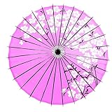 ILuvic和傘 紙傘 踊り傘 日傘 舞踊 桜吹雪 和風 飾り用 防水 和服 長傘 コスプレ 花火