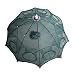 Foldable Fishing Net Landing Net Trap Cast Dip Cage for Fish Shrimp Minnow Crayfish Crab Size 37.40inch (10 sides 10 holes+1 hole)