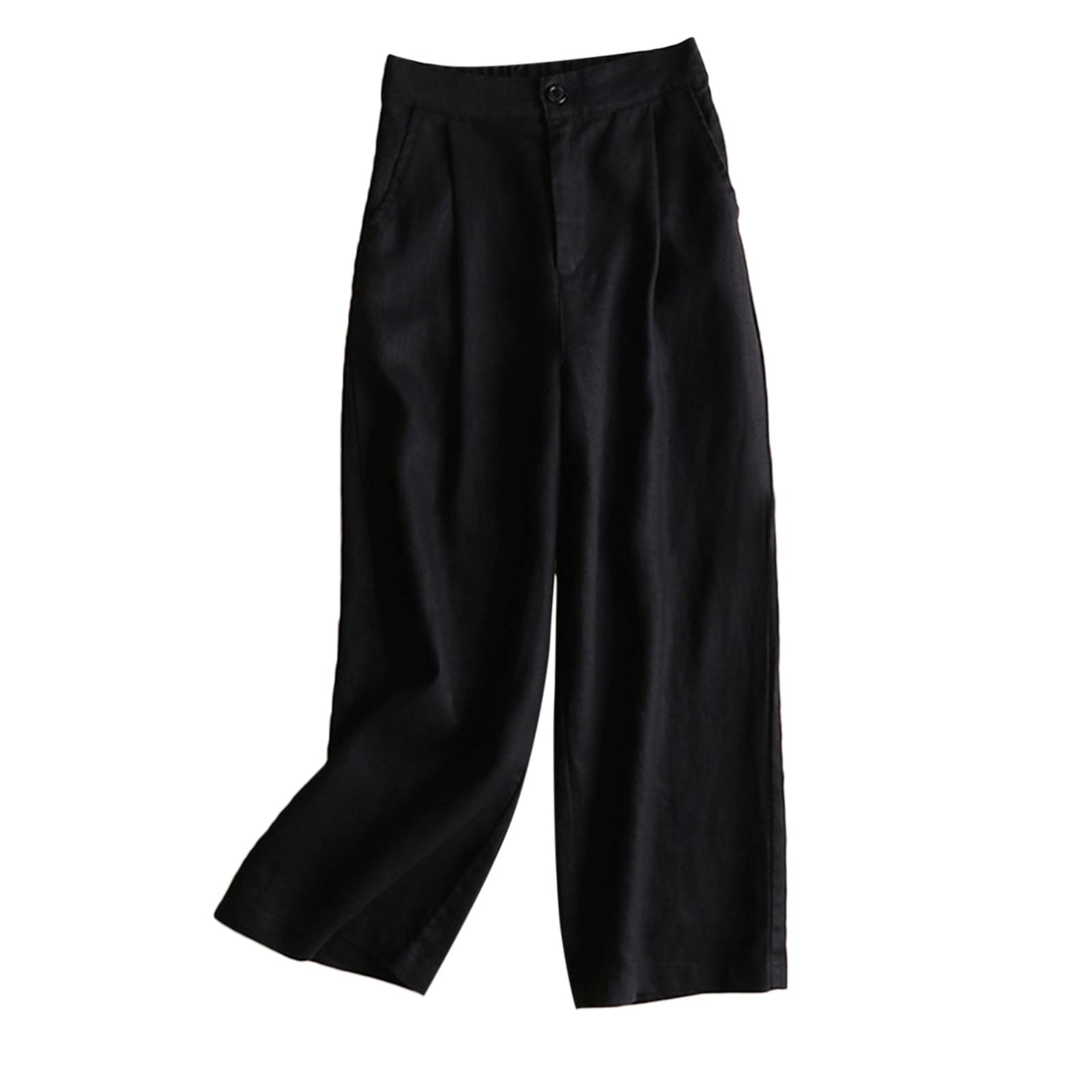 Trousers High Waisted Nine Point Loose Inset Super Hot Pants Womens Casual Pants Womens Casual Pants 3X