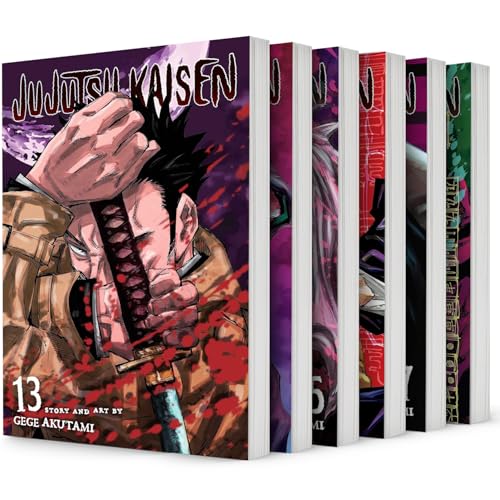 The Jujutsu Kaisen Series. 6 Books Collection Set. Vol. 13-Vol. 18 by Gege Akutami