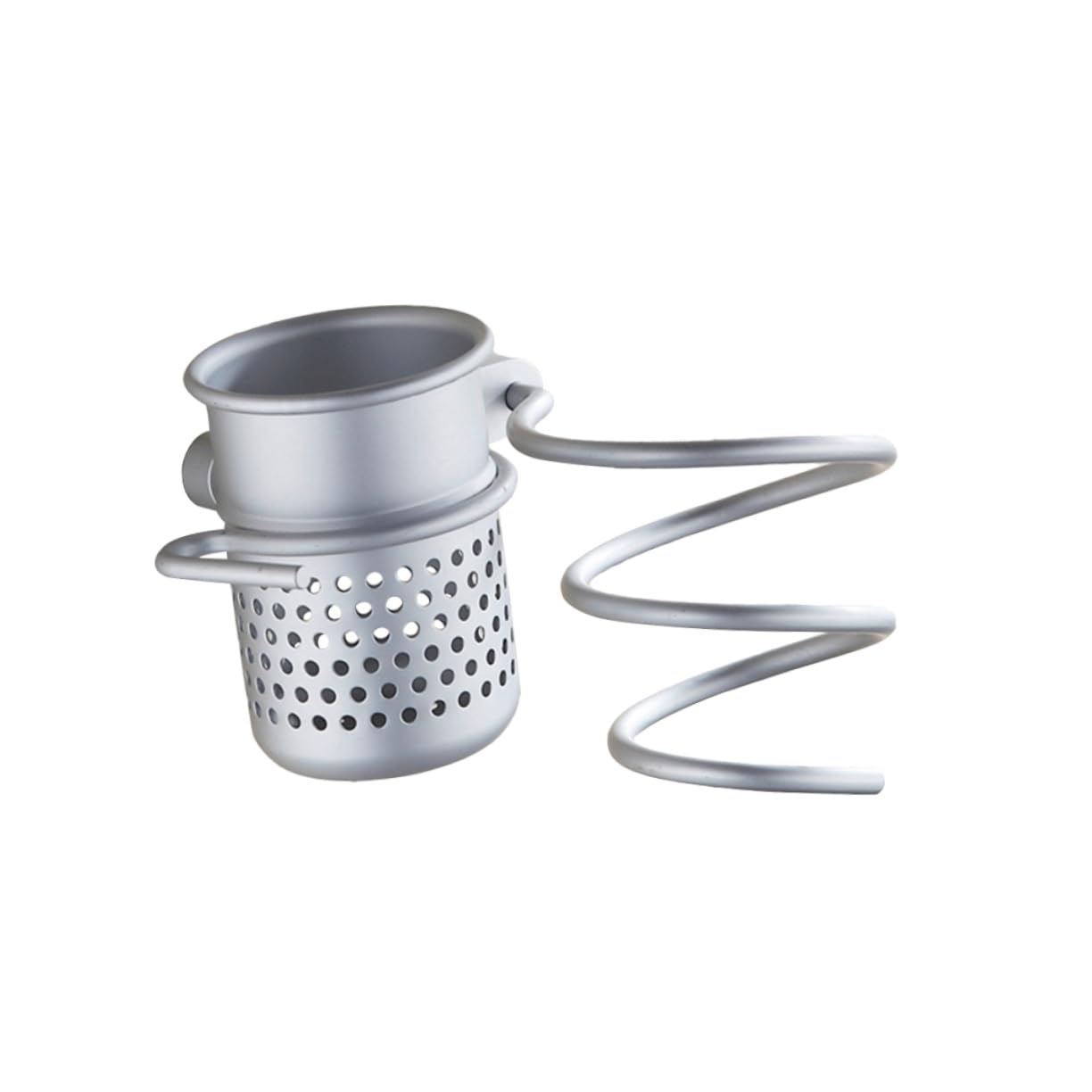 DOITOOL 2stücke Aluminium Für Haartrockner Mit Haken Wandmontierte Ablage Für Badezimmer Vielseitiger Aufbewahrungsschrank Mit Saugknöpfen Und Schrauben Platzsparend Und