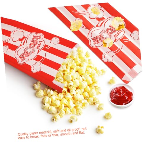 Sachets de pop-corn écoresponsables en papier résistant pour buffet élégant