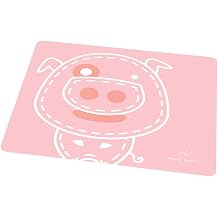 Baby Silicone Placemat, Roll up for On-The-go, 13.7X15.7 Inches, BPA/Phthalate Free, 6 Month+