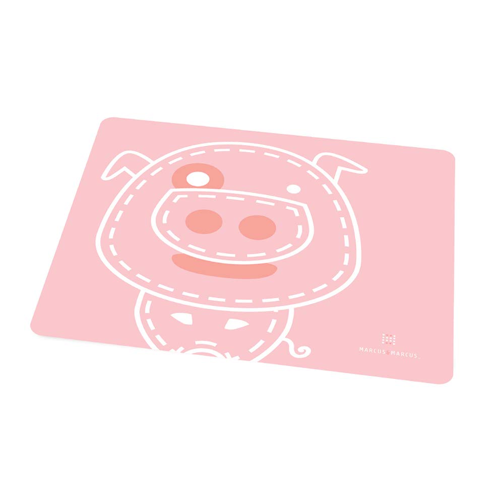 Baby Silicone Placemat, Roll up for On-the-go, 13.7X15.7 Inches, BPA/Phthalate Free, 6 Month+