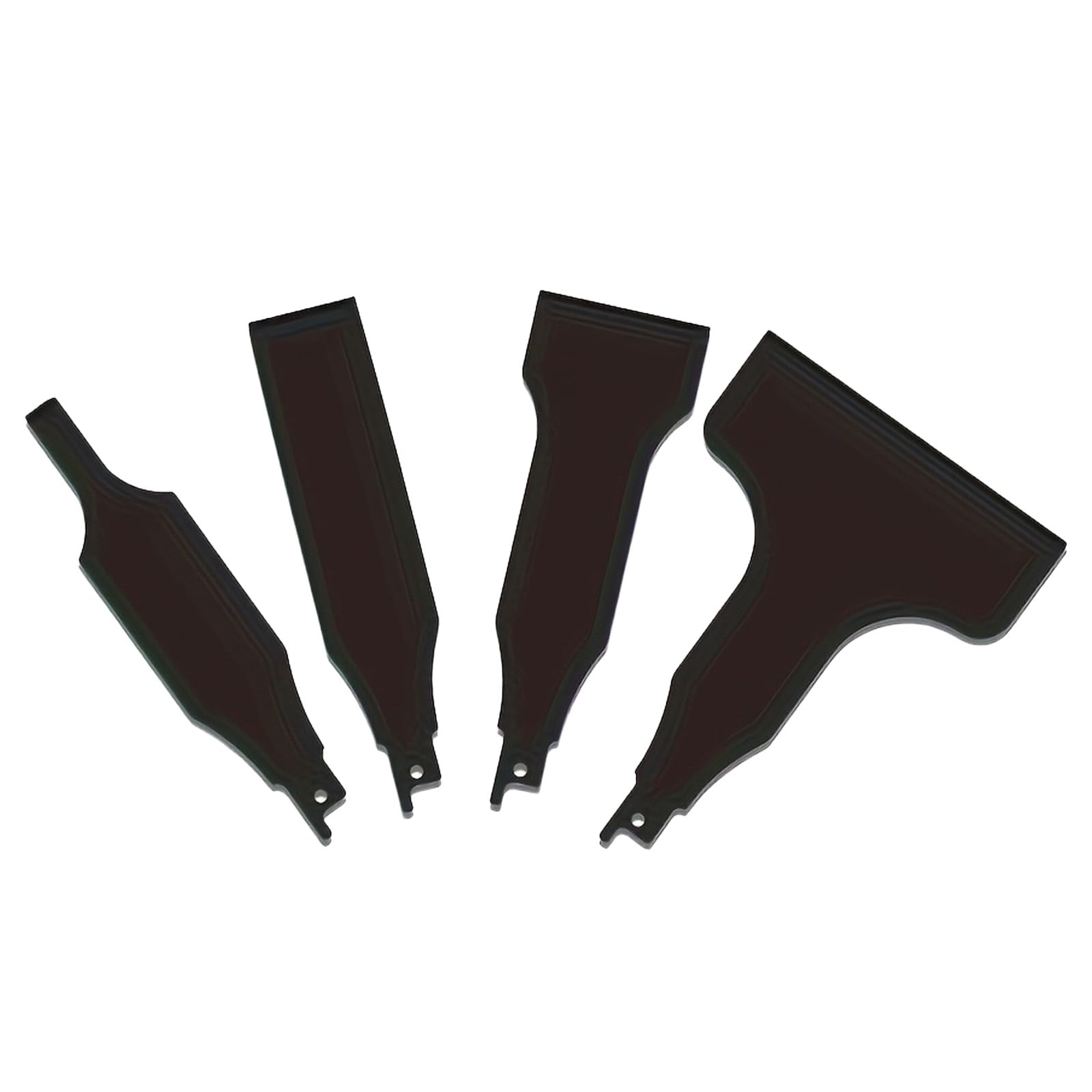 Ekoama 4 Piece Multi Size Reciprocating Scraper Putty Removal Set For Steel Putty Removal And Surfaces Preparation
