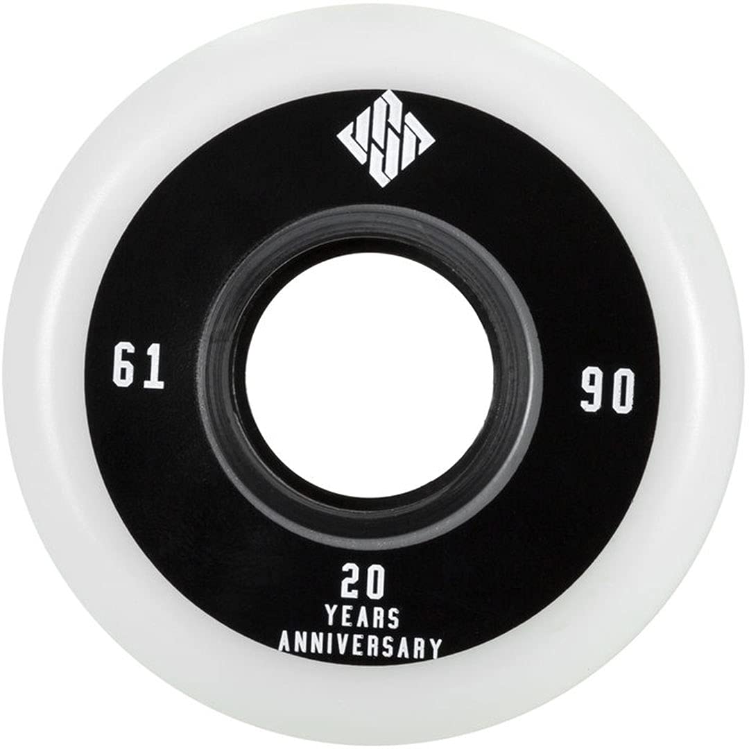 USD schlittschuhrollen Team 61 mm 90A Polyurethan schwarz 4 Stück