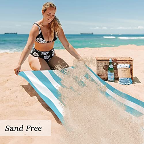 Personalized Beach Towel For Kids Adults Sand Free Microfiber Name Beach Towels Custom Quick Dry Super Absorbent Towel For Travel Pool Swimming Bath Camping 30”X60” (Name Beach Towel-01) #TOP6