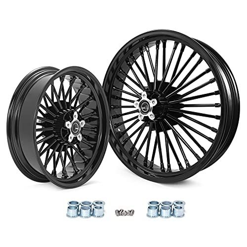 TARAZON 21x3.5 16x5.5 Front Rear Wheels Rims for Harley Touring Bagger Electra Glide Street Glide Road King 1984-2008/ Dyna Low Rider Street Bob Fat Bob Super Glide/Softail