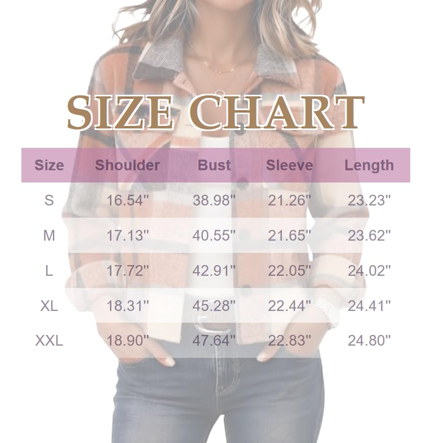 Cropped Plaid Jackets for Women Long Sleeve Fall Cropped Cardigan - image 4