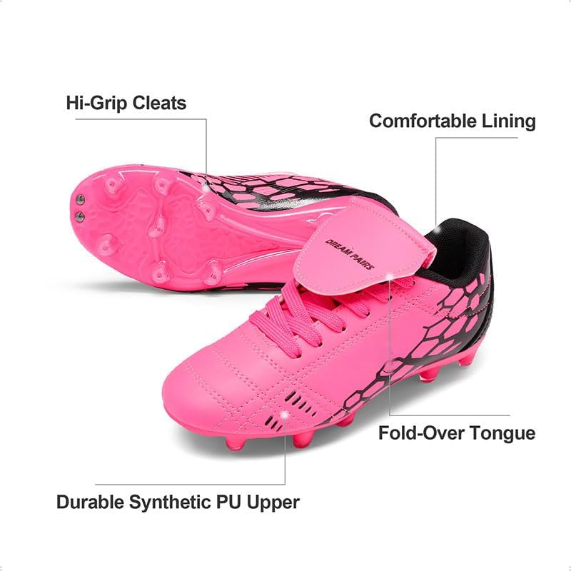 Miniatura 5 de DREAM PAIRS Zapatos de fútbol para niños y niñas al aire libre para niños pequeños y grandes
