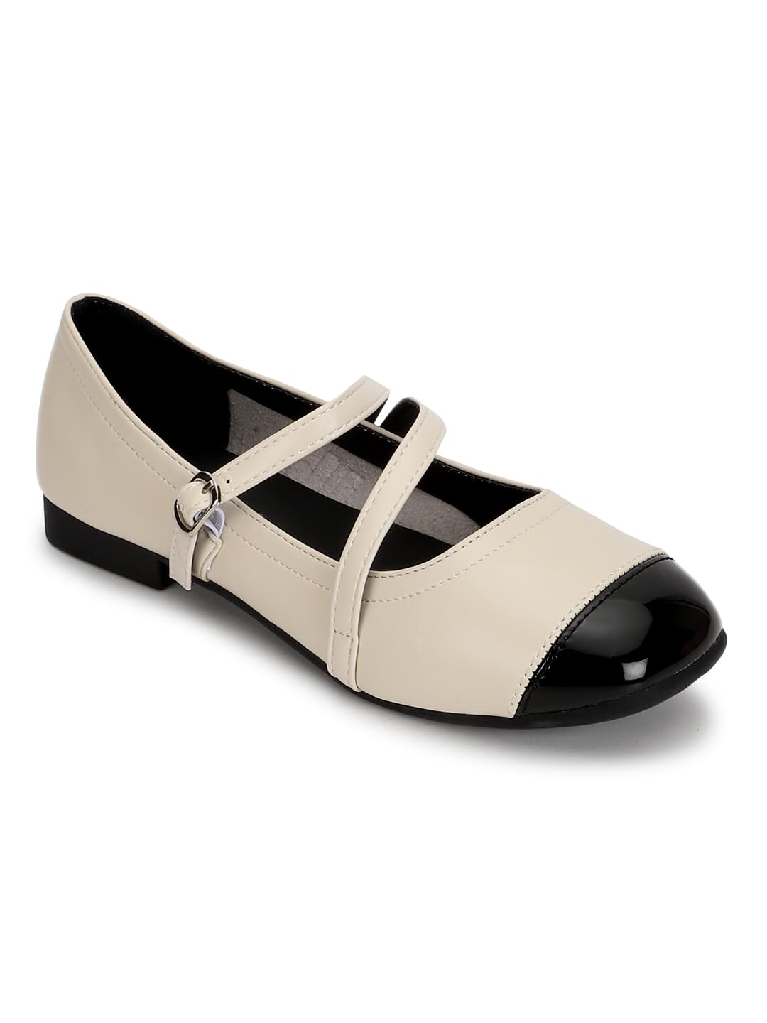 TRUFFLE COLLECTION Womens RS3630 Beige PU Ballerina - UK 4 (B0D4ZH58H1) Amazon Price History, Amazon Price Tracker