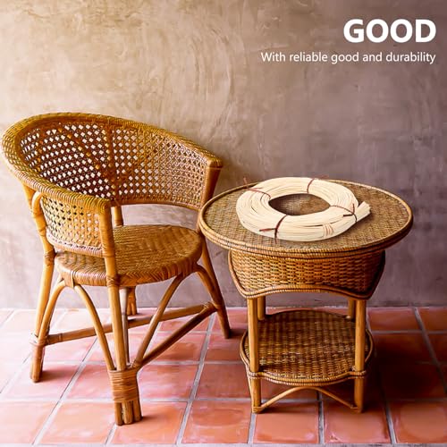 Ratán natural de 3 mm flexible y resistente para tejer muebles de mimbre 7